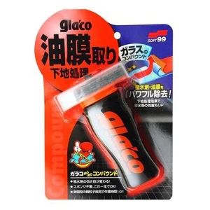 Dung dịch tẩy mốc kính ô tô, tẩy ố, tẩy nano Glaco Compound Roll On G-47T SOFT99 - Japan