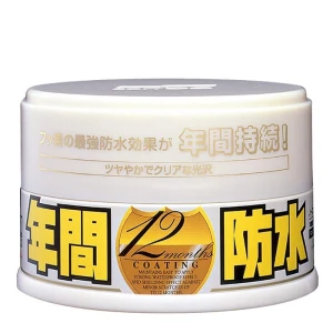 Sáp phủ bóng, phủ nano sơn xe ô tô màu sáng độ bền 12 tháng Fusso Coat Light W-95 SOFT99 - Japan