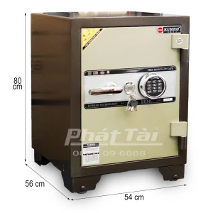 Két sắt Kumho cánh đúc KSH160VT vân tay