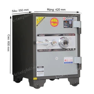 Két sắt Kumho KCH56ĐM khóa cơ đổi mã tùy ý