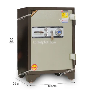 KÉT SẮT KUMHO KCH900ĐM KHÓA CƠ ĐỔI MÃ TÙY Ý