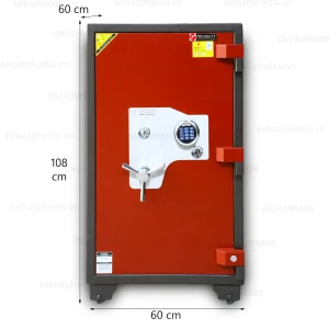 Két sắt siêu cường President UF1080D khóa vân tay điện tử thép dày 15 ly