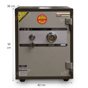 Két sắt tiêu chuẩn ngân hàng BDI C55KC khóa cơ