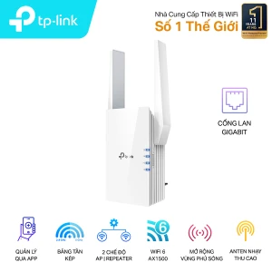 Bộ mở rộng sóng TP-Link RE505X (1500 Mbps/ Wifi 6/ 2.4/5 GHz)