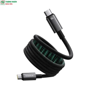 Cáp sạc Baseus Tungsten Gold Magnetic USB-C to USB-C 100W dài 1m P10319805111-00 LVE088-CC-1K