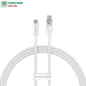 Cáp sạc nhanh tự ngắt Type-C to Type-C 100W Baseus Explorer Series dài 1m P10319703221-00