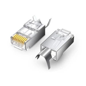 Đầu bấm mạng RJ45 Cat6A Cat7 FTP chống nhiễu Ugreen 70316 (Túi/10 cái) - Không kèm đầu chụp