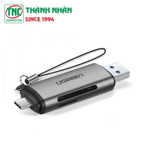 Đầu Đọc Thẻ SD/TF Chuẩn USB Type-C Và USB 3.0 Ugreen 50706