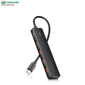 Hub đa năng USB-C to USB 3.2 Gen 2 Type-A x 4, USB-C 10Gbps Vention CHJ-BB