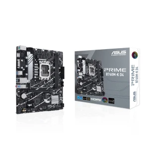 Mainboard Asus PRIME B760M-K D4 (2 x DDR4/ 64GB/ LGA 1700/ Micro ATX)