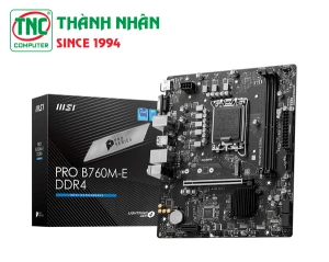 Mainboard MSI Pro B760M-E DDR4 (2 x DDR4/ 64 GB/ LGA 1700/ Micro ATX)