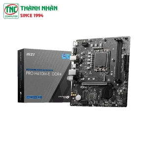 Mainboard MSI PRO H610M-E DDR4 (2 x DDR4/ 64 GB/ LGA 1700/ Micro ATX)