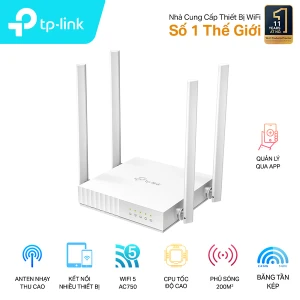 Router Wifi TP-Link Archer C24 (733 Mbps/ Wifi 5/ 2.4/5 GHz)