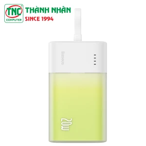 Sạc dự phòng Baseus Popsicle 5200mAh 20W Forest Green LVA026-TC-GR (P10055601613-01)