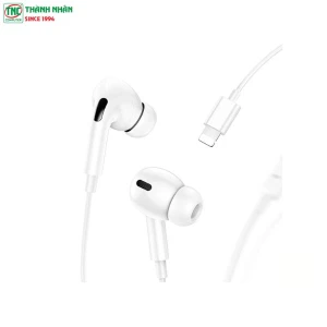 Tai nghe có dây USAMS EP-41 Lightning White (SJ453HS01) - Kết nối qua bluetooth 5.0