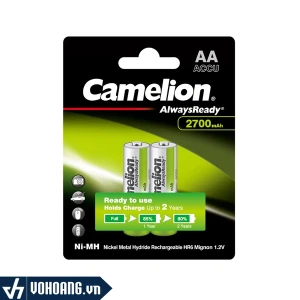 Camelion 2.700mAh | Pin Sạc AA AlwaysReady ACCU Dung Lượng Cao | Phân Phối Chính Hãng