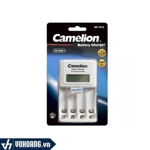 Camelion BC-1012 | Máy Sạc Pin AA/AAA Tích Hợp Màn Hình LCD | Phân Phối Chính Hãng