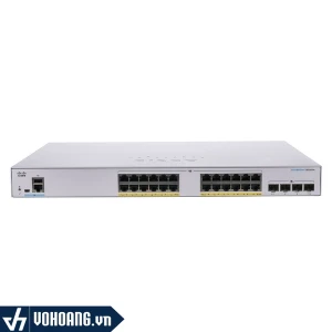 Cisco CBS350-24S-4G-EU | Switch Quản Lý 24 Cổng Gigabit - Tích Hợp 2 Cổng Gigabit Copper/SFP 2 Gigabit SFP
