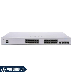 Cisco CBS350-24T-4G-EU | Switch Thông Minh Gigabit 24 Cổng - Tích Hợp 4 Cổng 1G SFP