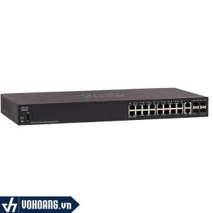 Cisco SG350-20-K9 | Switch Gigabit 16 Cổng - Tích Hợp 2 Cổng Copper/SFP Và 2 Cổng SFP