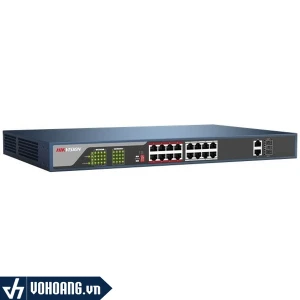 HIKVISION DS-3E0318P-E(C) | Switch PoE 230W 16 Cổng Và 2 Cổng Uplink 10/100/1000M