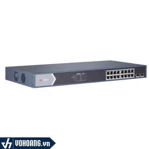 HIKVISION DS-3E0518P-E | Switch PoE 230W Cấp Nguồn 300 Mét 16 Cổng Gigabit