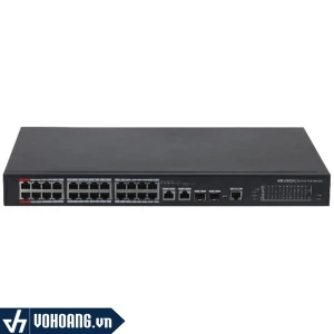 KBVISION KX-CSW24-PF | Switch 24 Cổng PoE - Hỗ Trợ 2 Cổng Mạng UpLink và Cổng Quang