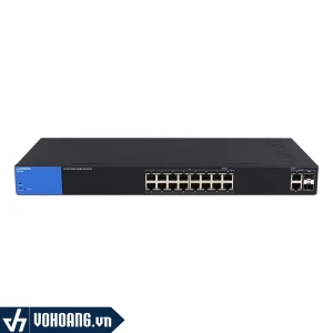 LINKSYS LGS318P | Switch Thông Minh PoE 18 Cổng Gigabit - Công Suất 125W