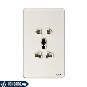 Ổ Cắm Điện Mặt Kính Cường Lực Âm Tường | FPT Smarthome