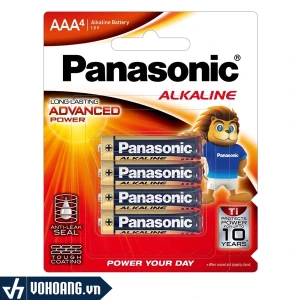 Panasonic LR03T/4B-V | Pin Đũa ( Pin AAA ) Alkaline Phân Phối Chính Hãng Chất Lượng