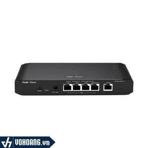 Ruijie RG-EG105G-P V2 | Router/Bộ Định Tuyến Chịu Tải Lên Đến 100 User Tích Hợp Nguồn PoE