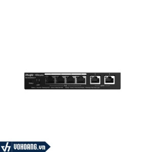 Ruijie RG-ES206GC-P | Switch/Hub 54W Gồm 4 Port PoE Với 2 Cổng Gigabit Cấp Mạng