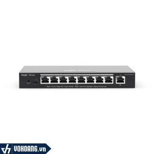 Ruijie RG-ES209GC-P | Switch/Hub 120W Gồm 8 Port PoE Với 1 Cổng Gigabit Cấp Mạng