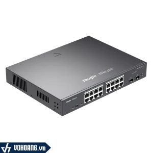 Ruijie RG-ES218GC-P | Switch/Hub 240W Gồm 16 Port PoE Với 2 Cổng Gigabit SFP uplink