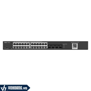 Ruijie RG-NBS3100-24GT4SFP-P | Switch 28 Port PoE/PoE Gigabit Layer 2 Hỗ Trợ Cloud Quản Lý