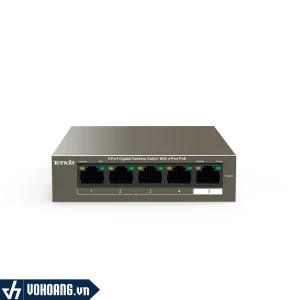 Tenda TEG1105P-4-63W | Switch PoE 5 Cổng Gigabit Và 4 Cổng PoE Ngân Sách Nguồn 63W