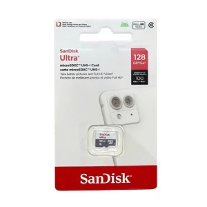 Thẻ Nhớ MicroSDHC SanDisk Ultra 128GB 100MB/s 667x Dùng Cho Camera, Điện Thoại..