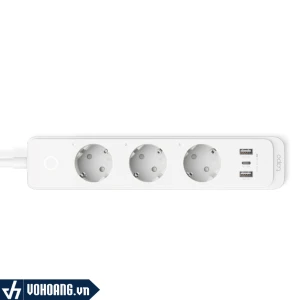 TP-LINK Tapo P300 | Ổ Điện Wifi Thông Minh Điều Khiển 3 Ổ Cắm Riêng Biệt Hỗ Trợ Cổng C PD 18.0W