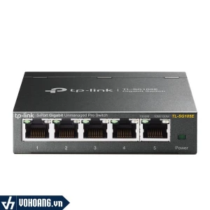TP-Link TL-SG105E | Switch Để Bàn Chia Tín Hiệu Mạng 5 Cổng Gigabit Không Cần Thiết Lập