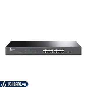 TP-Link TL-SG1218MP | Switch Jetstream 16 Cổng Gigabit PoE RJ45, Hỗ Trợ 2 Khe SFP Gigabit Kết Hợp