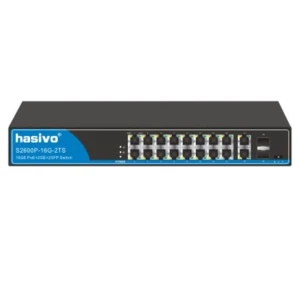16-Port GE PoE Switch HASIVO S2600P-16G-2TS