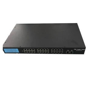 24-Port 10/100/1000Mbps PoE Switch HDTEC