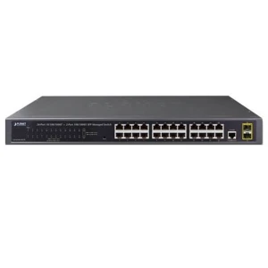 24 port GE Switch PLANET GS-4210-24T2S