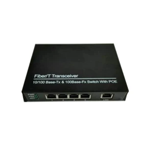 4-Port 10/100/1000Mbps PoE Switch HDTEC
