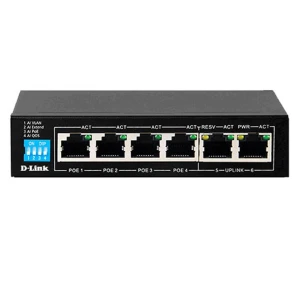 4-Port 10/100 PoE Switch D-Link DES-F1006P-E