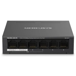 4-Port 10/100Mbps Desktop Switch MERCUSYS MS106LP