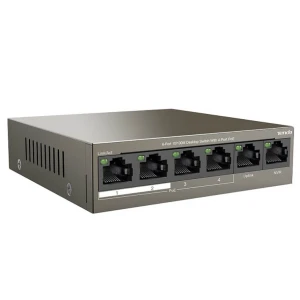 4-port 10/100Mbps PoE Switch TENDA TEF1106P-4-63W