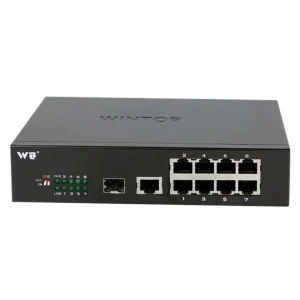 8-Port 10/100/1000Base-T(X) 1-Port 1000Base-F(X) Switch WINTOP YT-DS209-1GF8GT