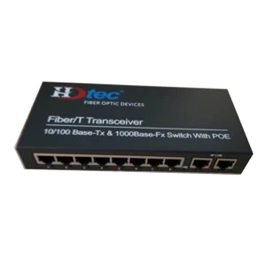 8-Port 100M 2-Port Uplink 100M PoE Switch HDTEC