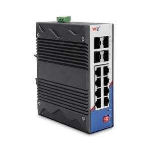 8-port GE 4-Port 1G SFP Industrial DIN-Rail Switch WINTOP YT-RS6312-4GF8GT